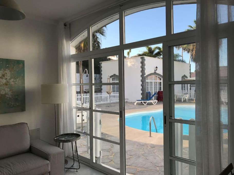 Lovely Villa - Pool Front, Private Roof Terrace, Wifi Fiber Optic Corralejo Extérieur photo