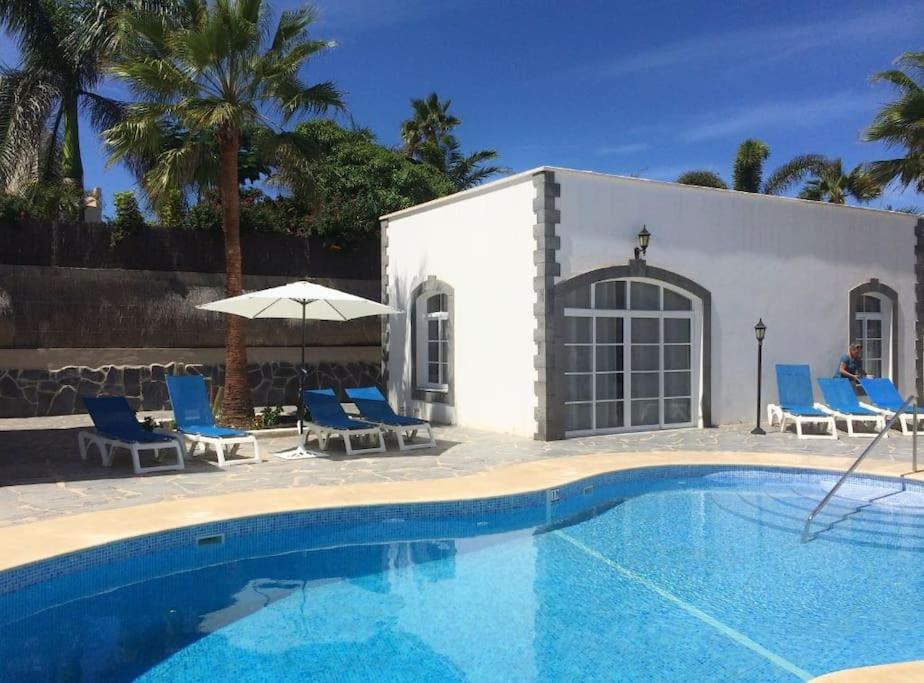 Lovely Villa - Pool Front, Private Roof Terrace, Wifi Fiber Optic Corralejo Extérieur photo